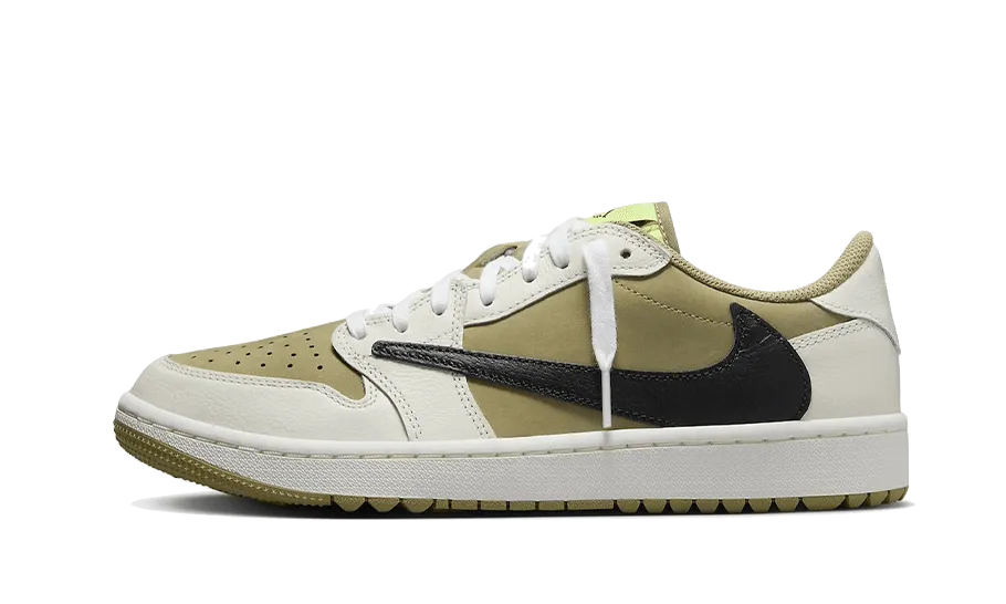 Air Jordan 1 Retro Low Golf Travis Scott Neutral Olive